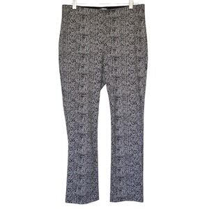 Express Cropped Skinny High Rise Pants Herringbone Office Stretch Womens Medium